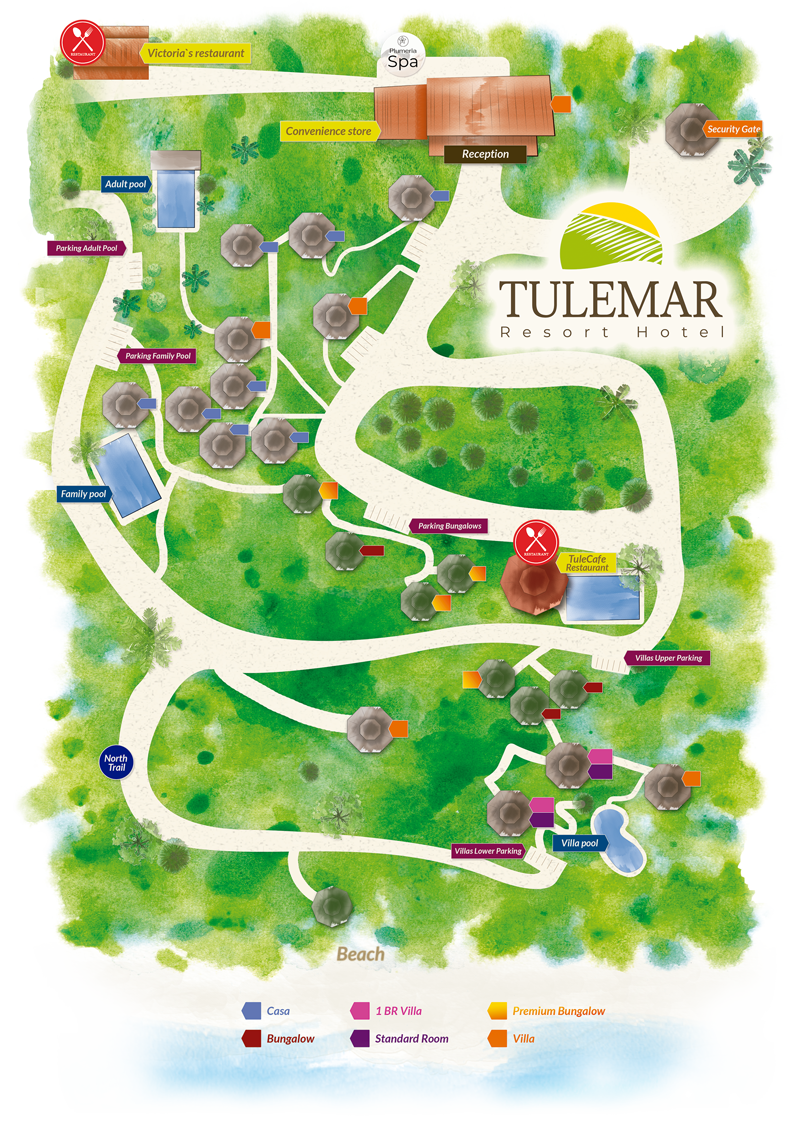 Tulemar Resort - Property Map